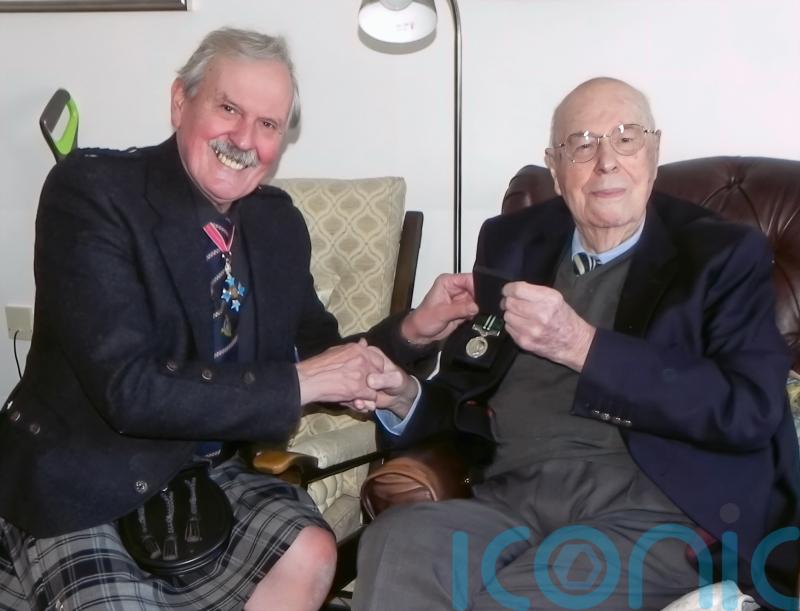 RAF captain receives award for wartime service more than 75 years late