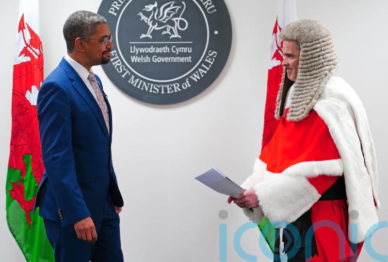 Vaughan Gething sworn in as First Minister of Wales