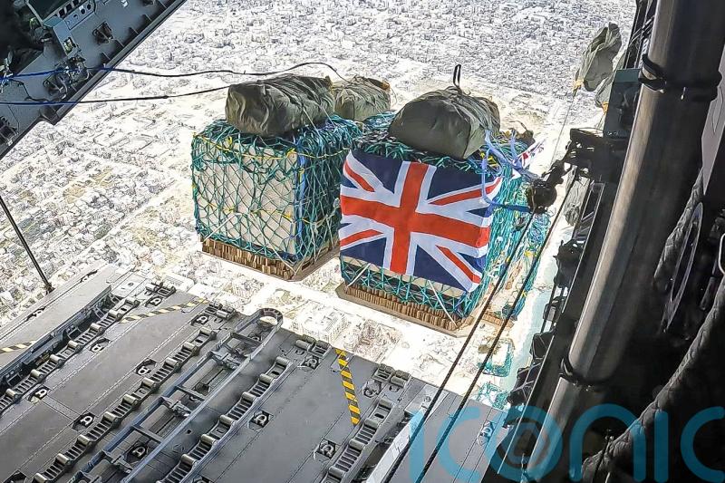UK airdrops food aid into Gaza for first time