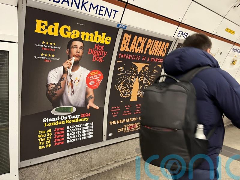 Ed Gamble told to remove hot dog from tour advert on London Underground