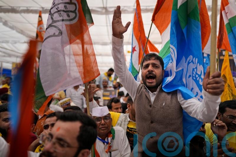 Thousands attend rally to challenge Indian PM ahead of election
