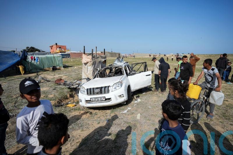 British national among seven aid workers killed in Gaza air strike