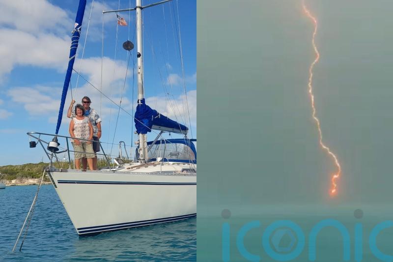Clock ticking for retired couple left stranded in hurricane belt after lightning strikes boat and causes £36k of damage