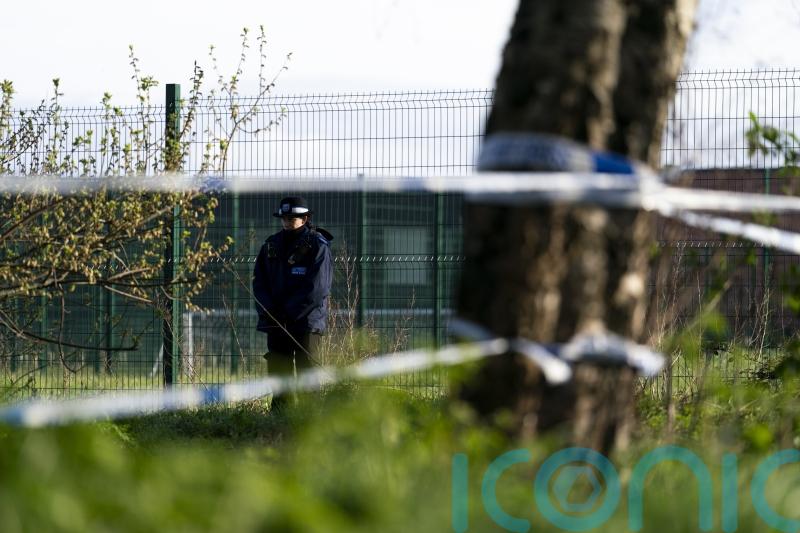 Murder probe police search park where human remains found