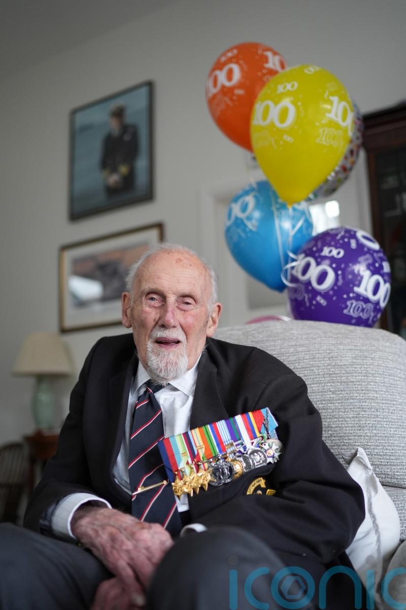 D-Day veteran John Roberts celebrates his 100th birthday