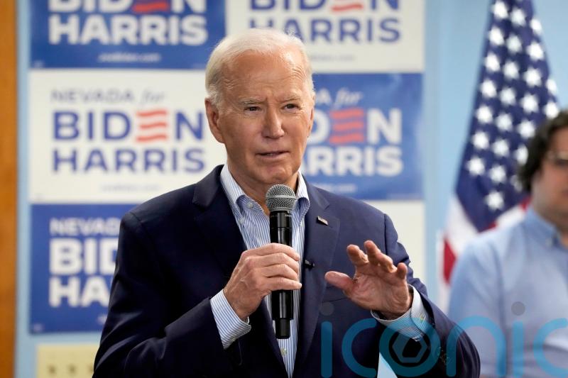 Biden and Democrats report raising £71m in March to stretch cash lead over Trump