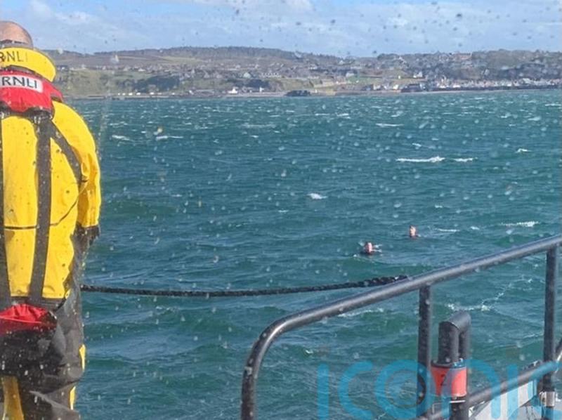 Lifeboat crew rescues four young paddleboarders from around 40mph winds