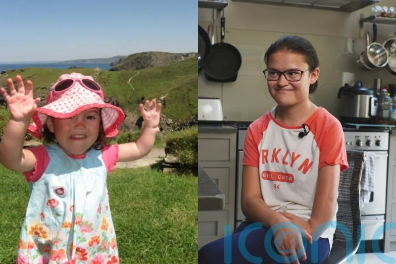Teen with rare condition that means she is missing part of her arm, hand and oesophagus wins prestigious education award