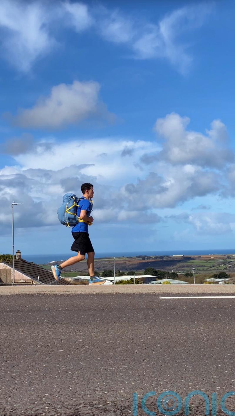 Man, 23, running length of UK for charity inspired by Russ Cook in Africa
