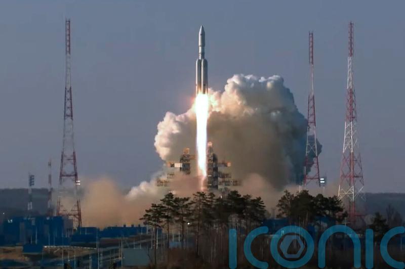 Russia blasts new heavy-lift rocket into space after two aborted launches