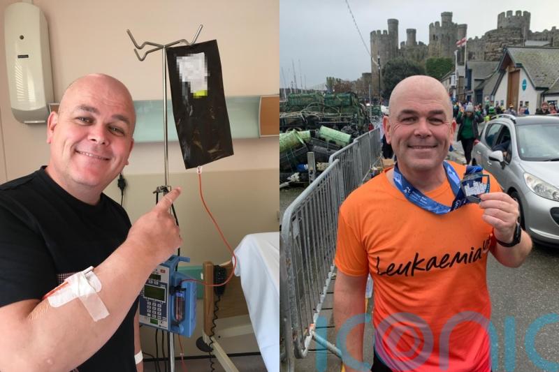 Dad left with ‘no strength whatsoever’ and barely able to walk due to leukaemia treatments to take on London Marathon