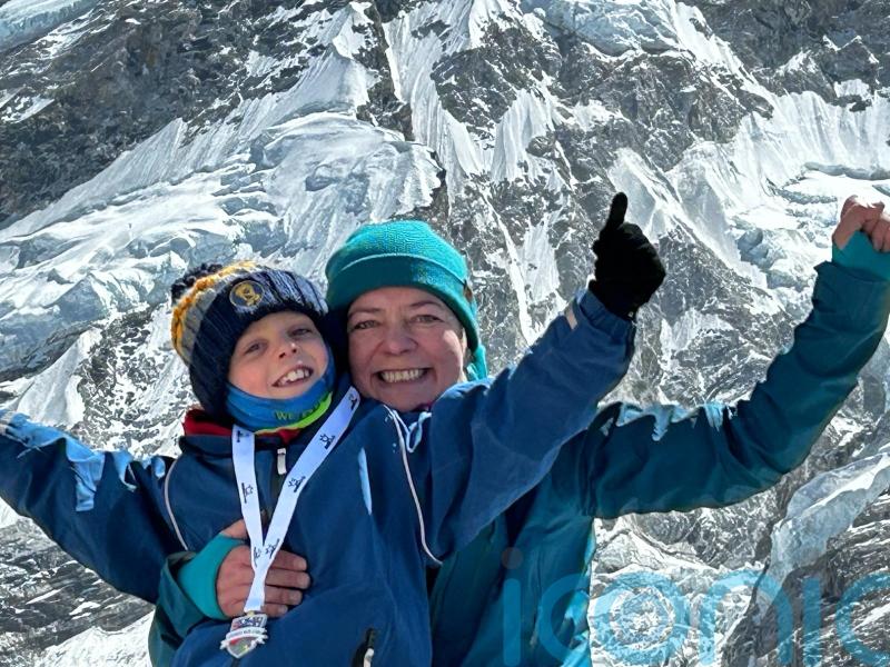 Eight-year-old boy ‘over the moon’ to reach Everest base camp