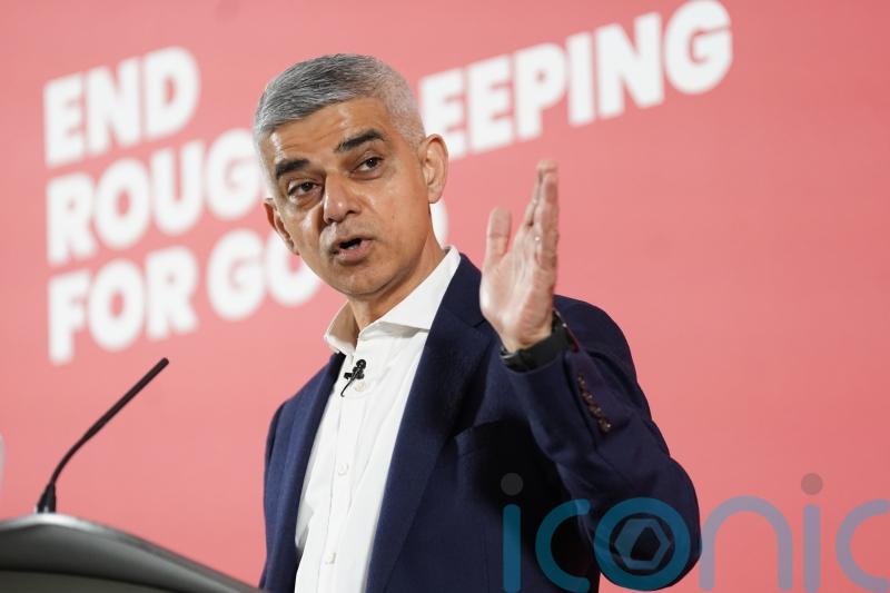 Sadiq Khan pledges to end rough sleeping in capital by 2030