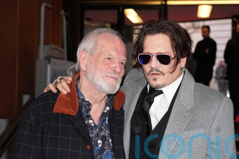 Johnny Depp reunites with Terry Gilliam at UK premiere of film Jeanne Du Barry