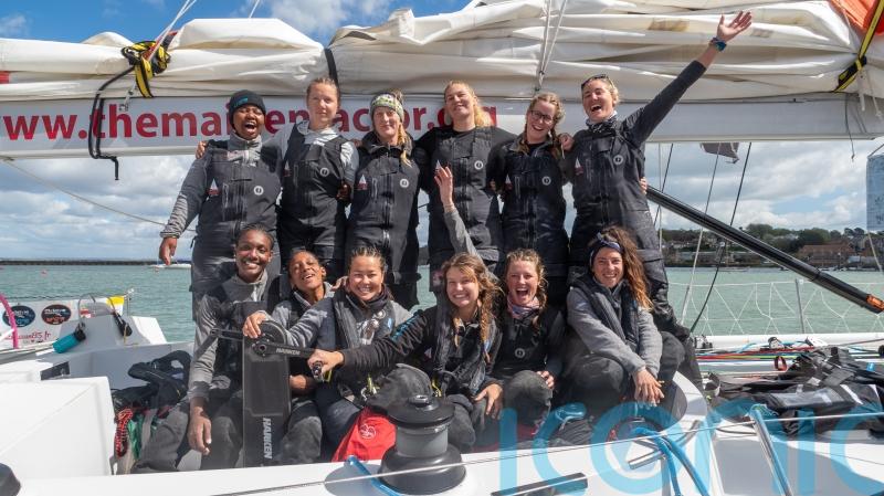 British sailors complete global race as part of all-female international crew