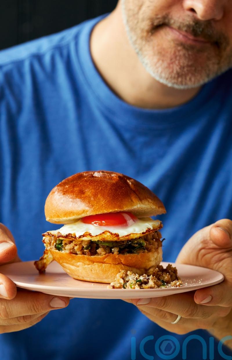 Ed Smith’s sausage laab and fried egg bun recipe