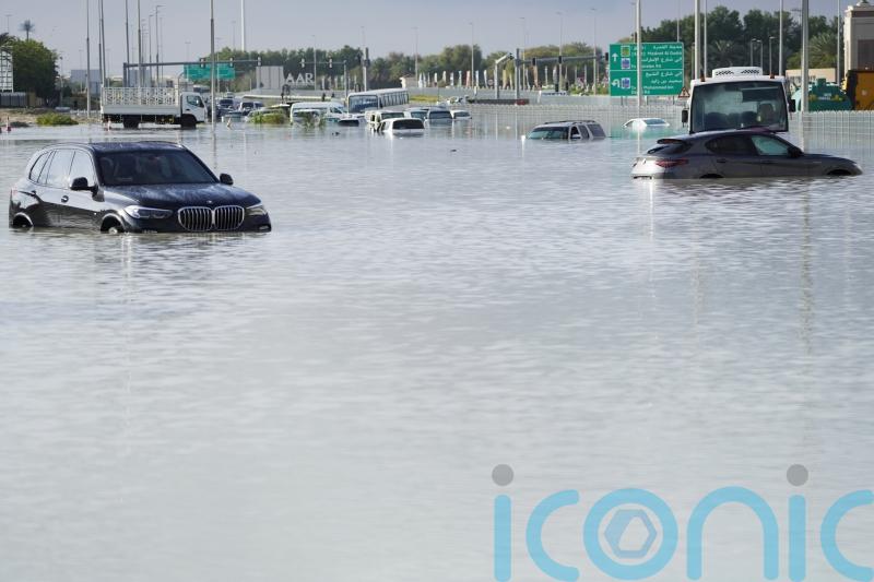 Storm dumps heaviest rain ever recorded in UAE, flooding roads and Dubai airport