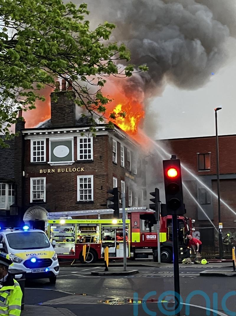 Historic London pub damaged in fire ‘such a shame’
