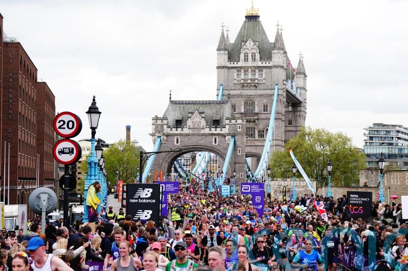 Fastest runner in inflatable costume among record breakers at London Marathon