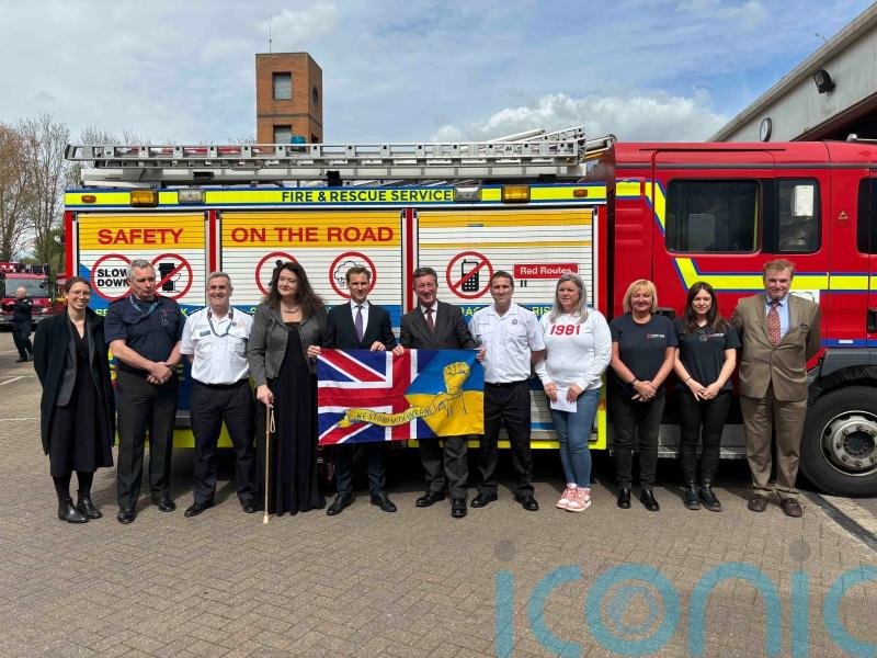 Largest number of fire and rescue vehicles to deliver aid to Ukraine