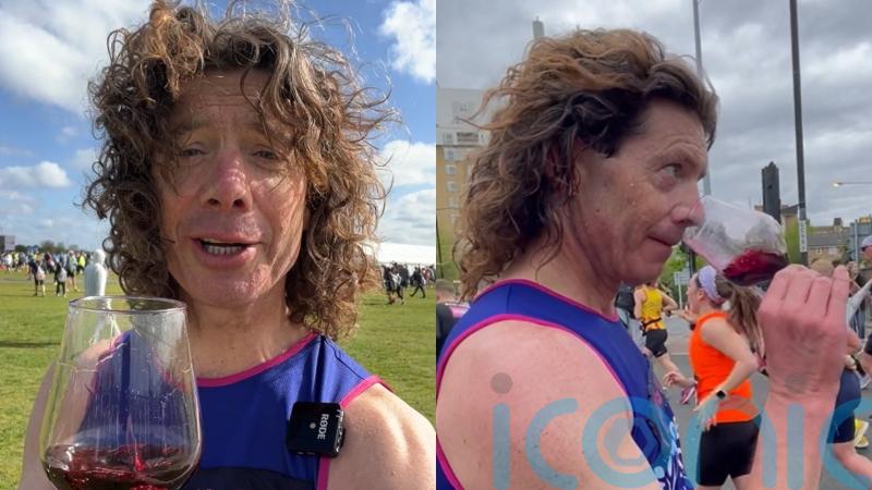 London Marathon runner &lsquo;honoured&rsquo; after wine challenge goes viral
