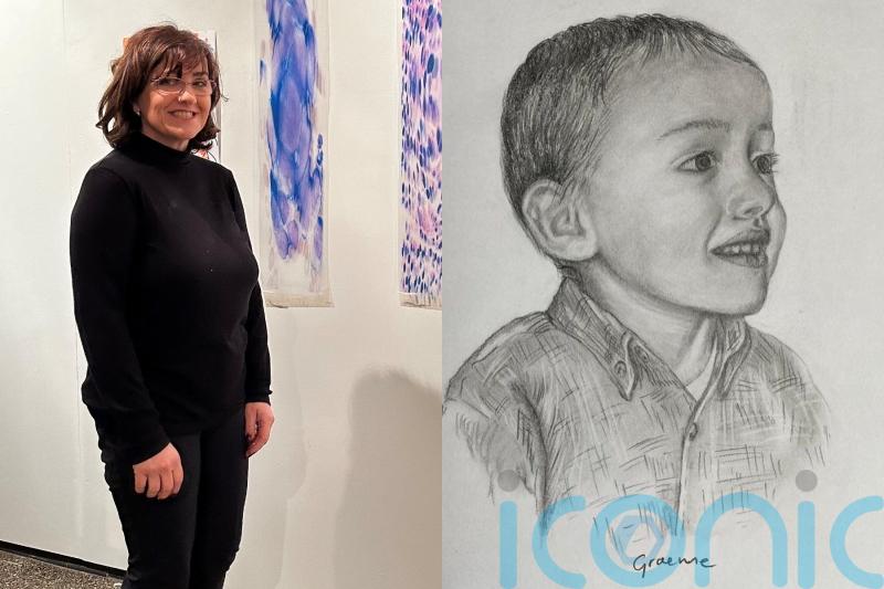 Mum who lost son, 4, to cancer says creating artwork from cell images and his finger paintings ‘brings him back to life’