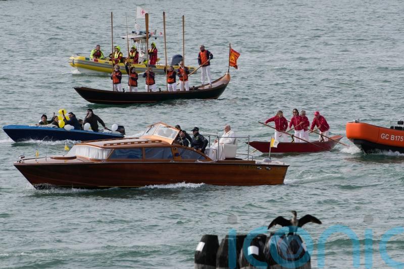 Pope urges inmates to seek &lsquo;rebirth&rsquo; during prison visit