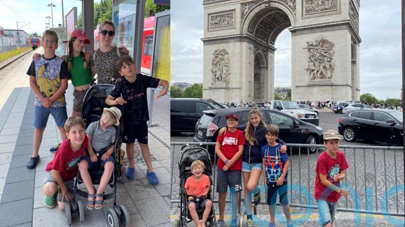 Mum who home schools her five kids saved family £3k last summer by swapping their home to travel Europe on the cheap