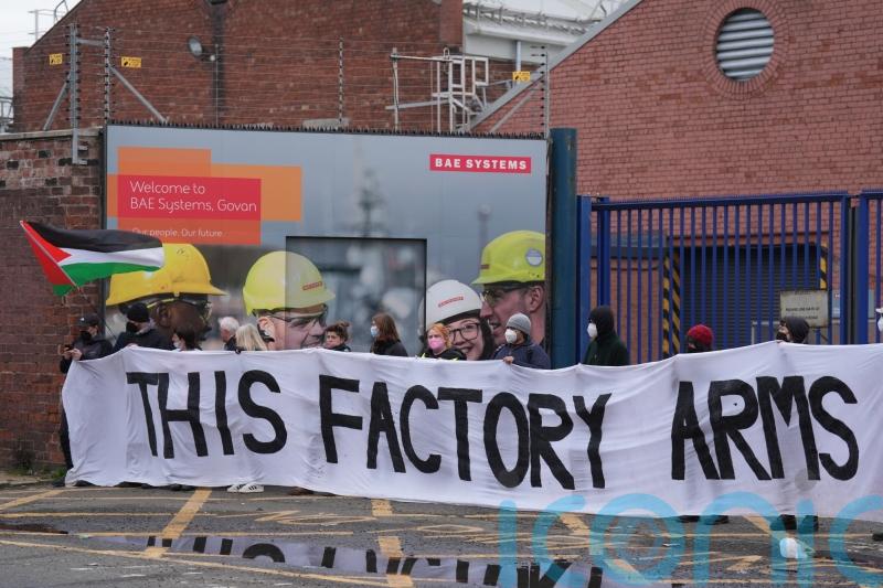Further protests at UK factories over military arms being sent to Israel