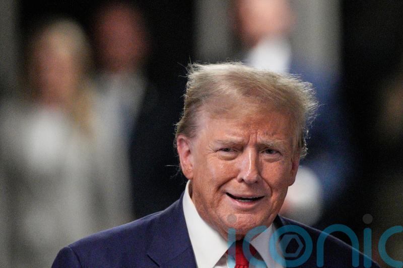 Trump returns to campaign trail amid warning over trial gagging order