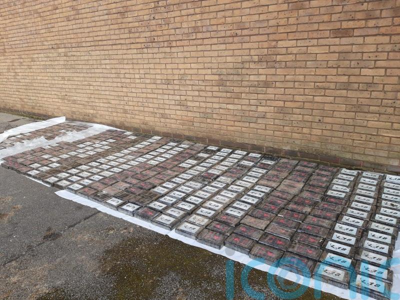Four men arrested after £40m of cocaine found in pub car park
