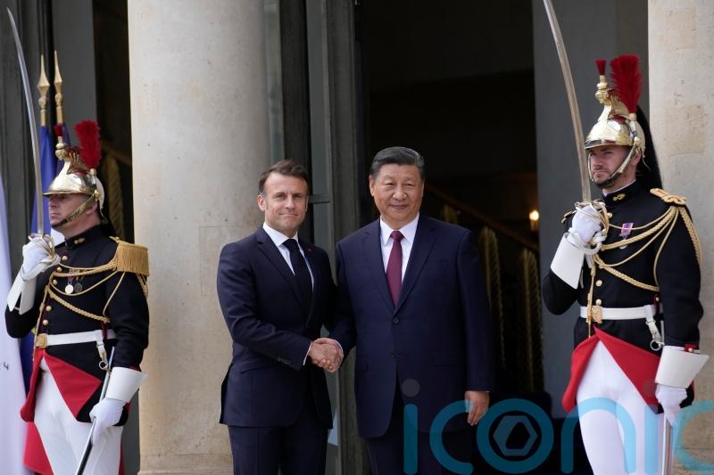 Macron sets Ukraine as priority as Chinese leader pays state visit to France