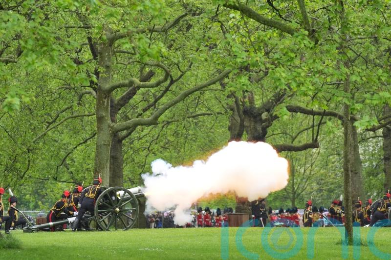 First anniversary of King’s coronation marked with royal gun salutes across UK