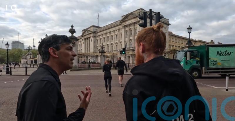 A man shouted ‘well done Russ’ at the Prime Minister and ultra-runner Russ Cook