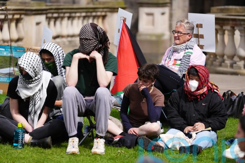 Students on hunger strike in Gaza protest urged not to risk their health