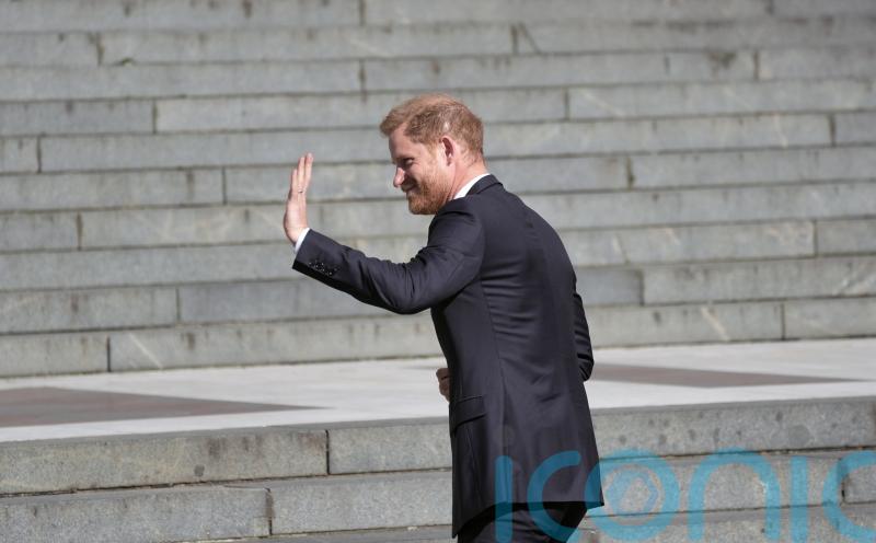 Harry attends service of thanksgiving to celebrate anniversary of Invictus Games