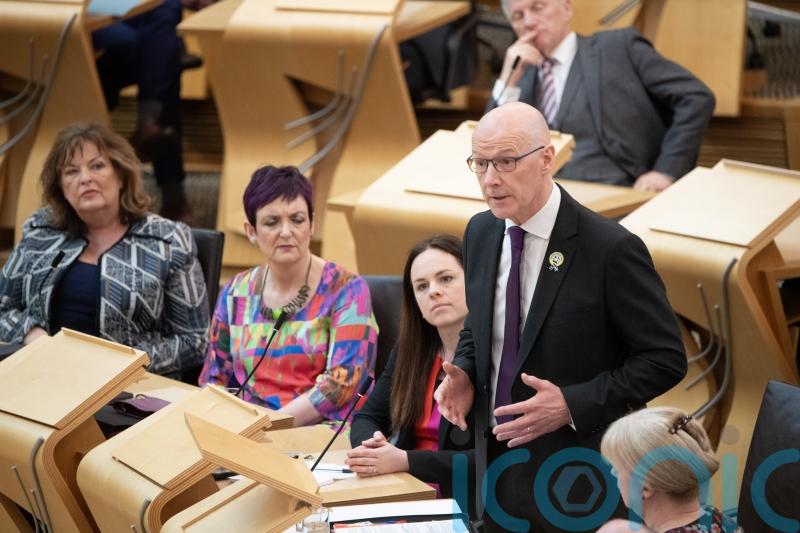 Swinney pressed on vow to boost teacher numbers at debut FMQs