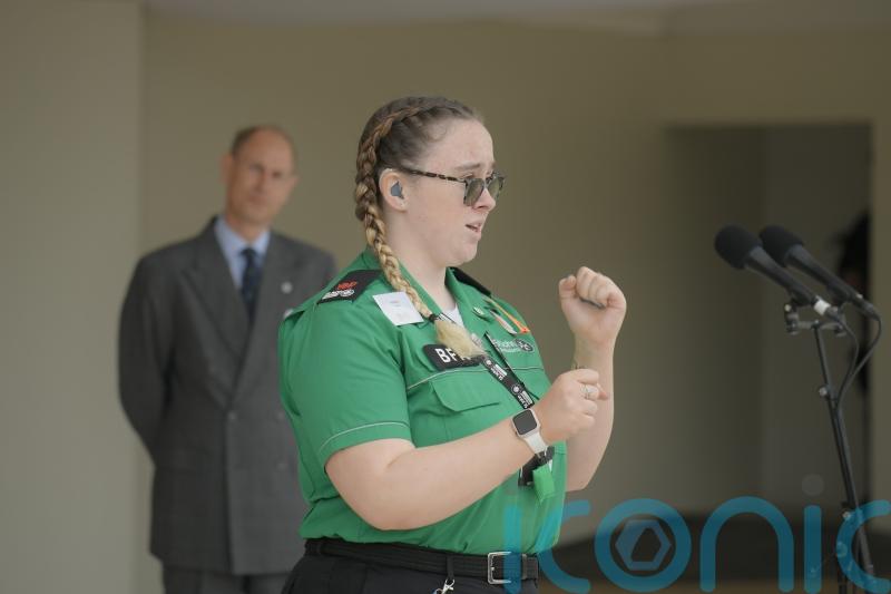 Deaf woman is first to deliver British Sign Language speech at Buckingham Palace