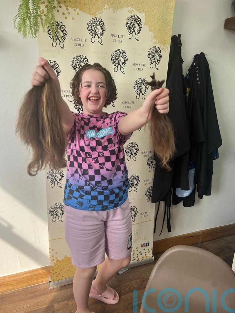 Girl, 10, feels ‘proud’ after cutting off 13 inches of hair to make cancer wig