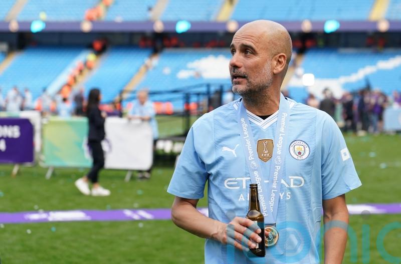 Pep Guardiola savours &lsquo;insane&rsquo; success after Man City win fourth PL title in row