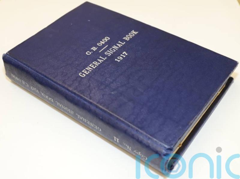 Rare WWI naval signal book found in Oxfam bookshop sells for four-figure sum