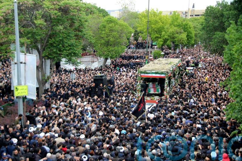 Mourners begin days of funerals for Iran’s president killed in helicopter crash