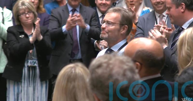Standing ovation for MP Craig Mackinlay on return to Commons after sepsis ordeal
