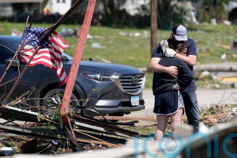 Five dead and dozens injured in tornadoes that tore through Iowa, say officials