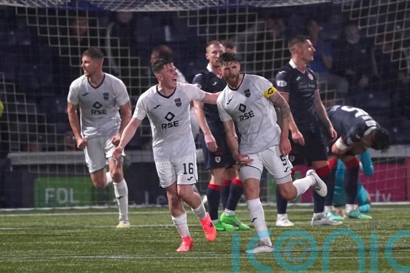 Ross County earn narrow lead over Raith in play-off final to boost survival bid