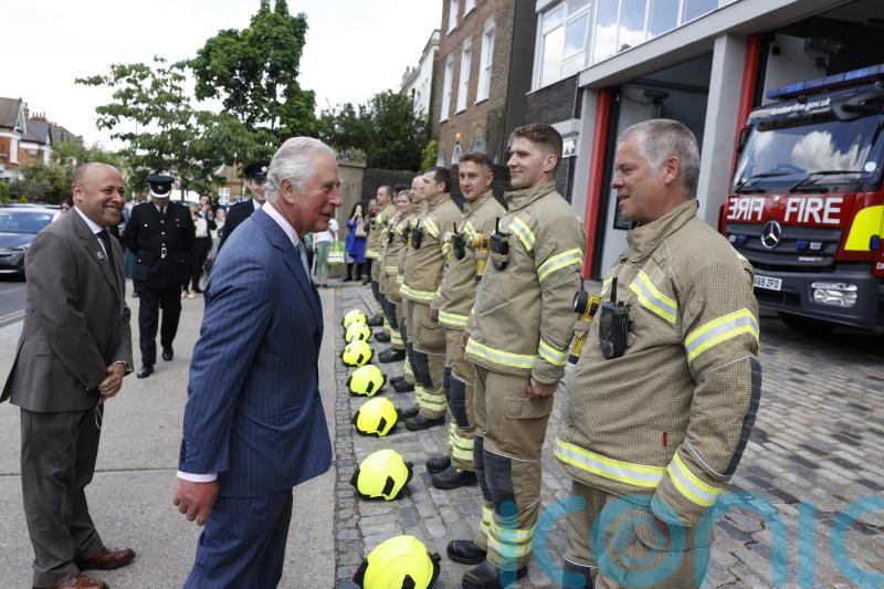 King shows support for firefighters and their families with new charity role