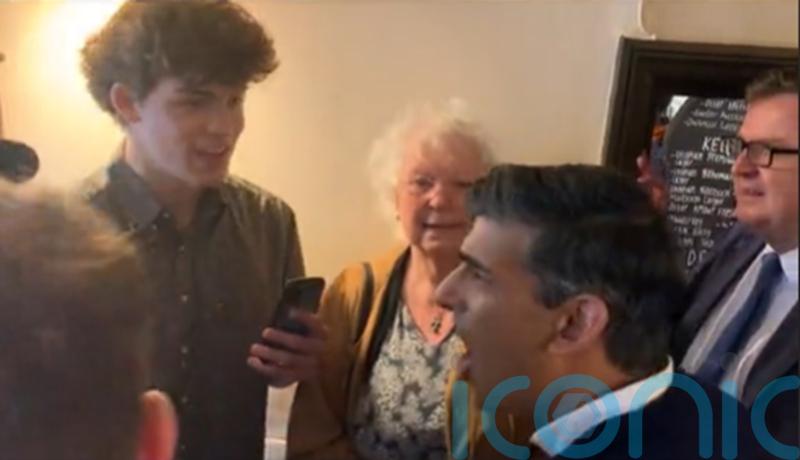 Rishi Sunak confronted by student asking why he &lsquo;hates young people so much&rsquo;