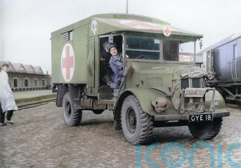 Colourised photos of British Red Cross D-Day volunteers revealed