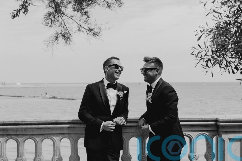 Scott Mills marries partner Sam Vaughan in Spanish ceremony