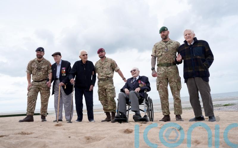 D-Day veteran weeps as he returns to Sword Beach